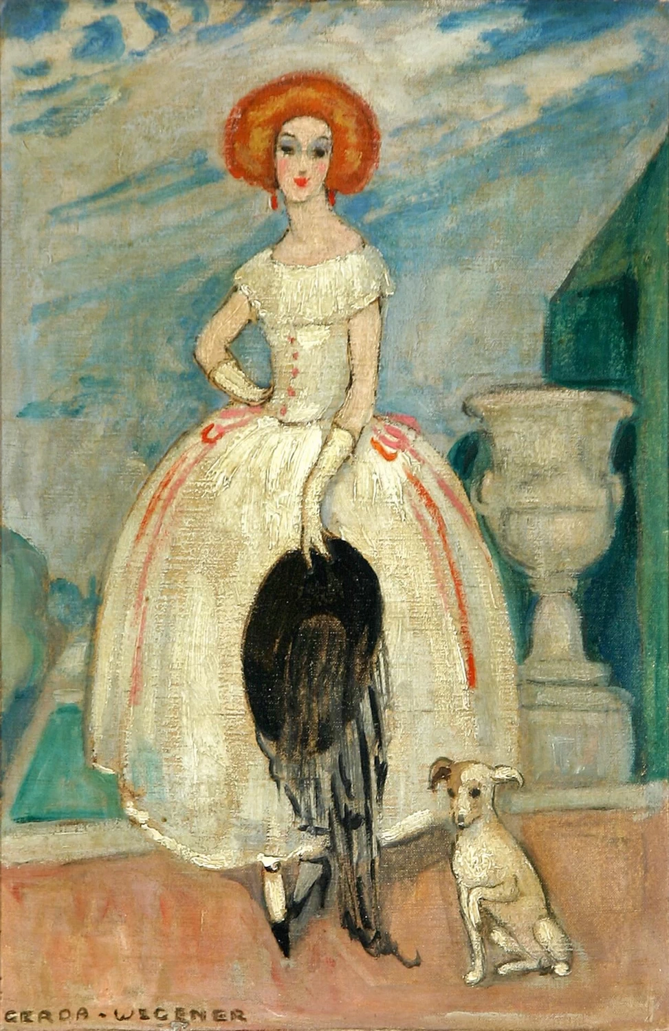 La signora nel parco